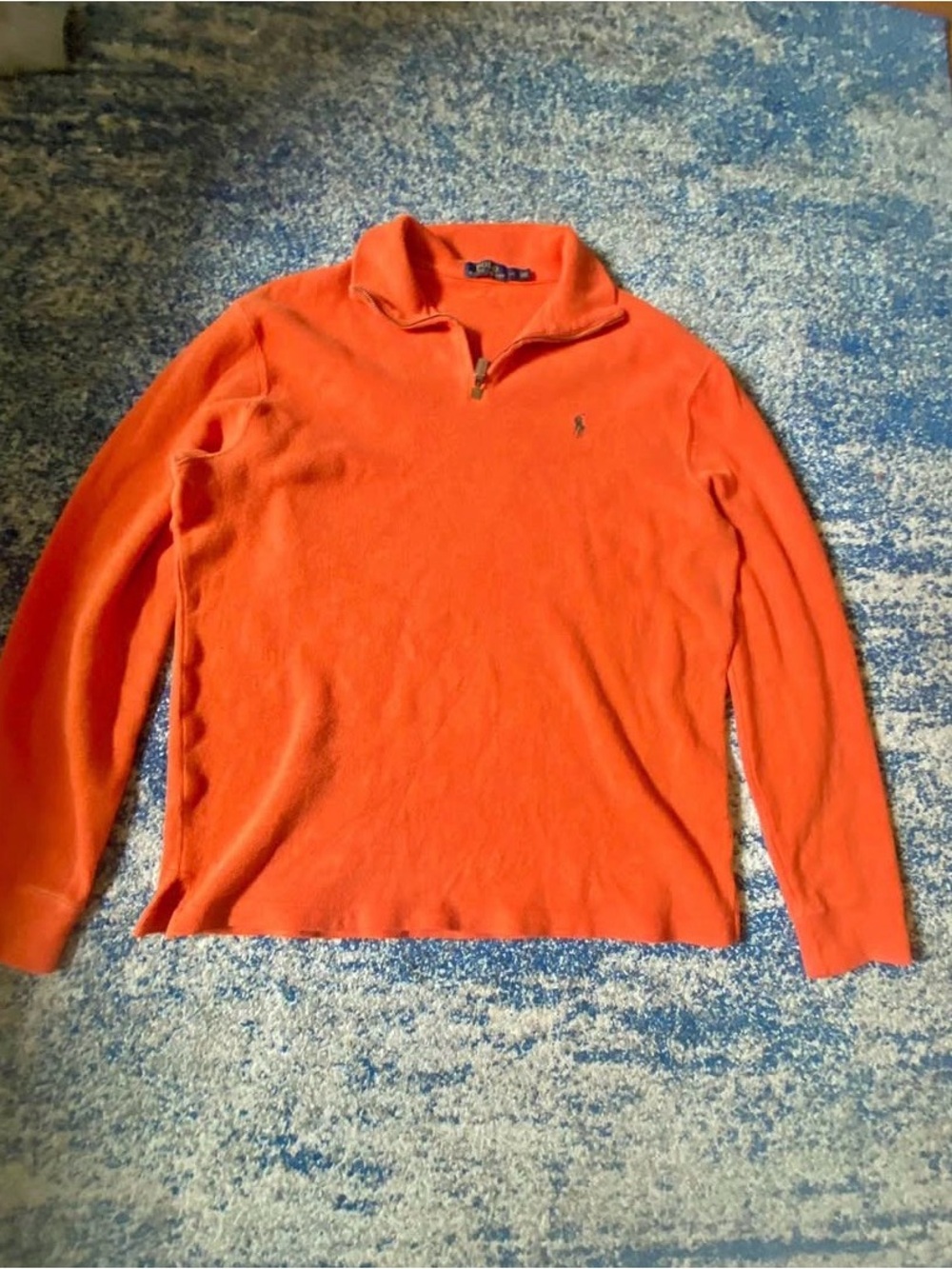 Polo by Ralph Lauren Bright Orange Crewneck Sweater